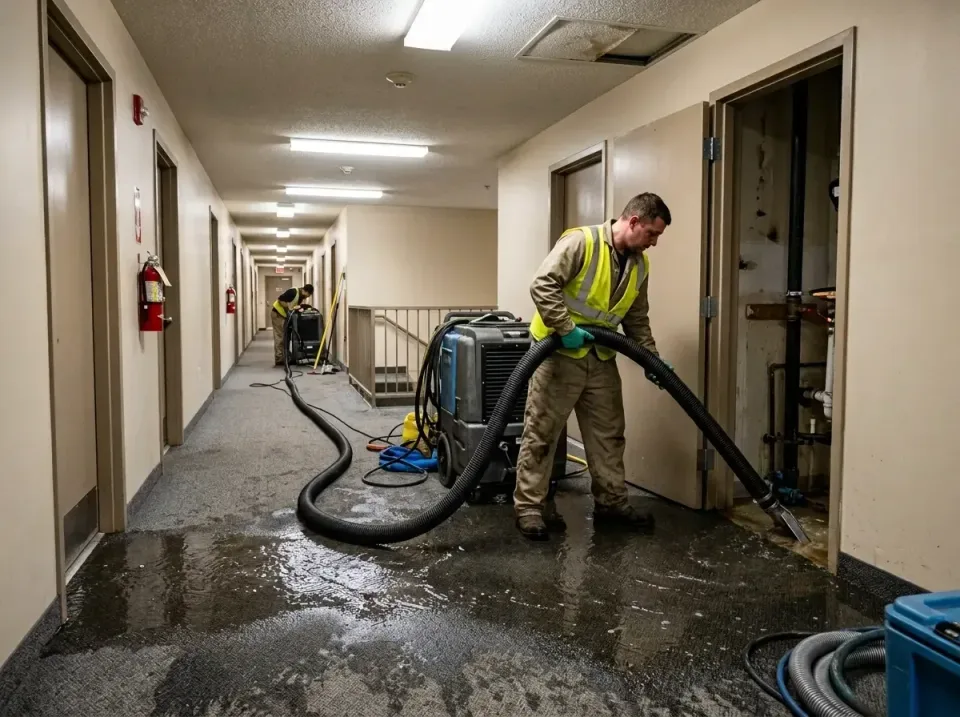 multi-unit-apartment-hallway-f-005 — frequently asked questions, Emergency Burst Pipe Water Extraction & Removal in Holladay…